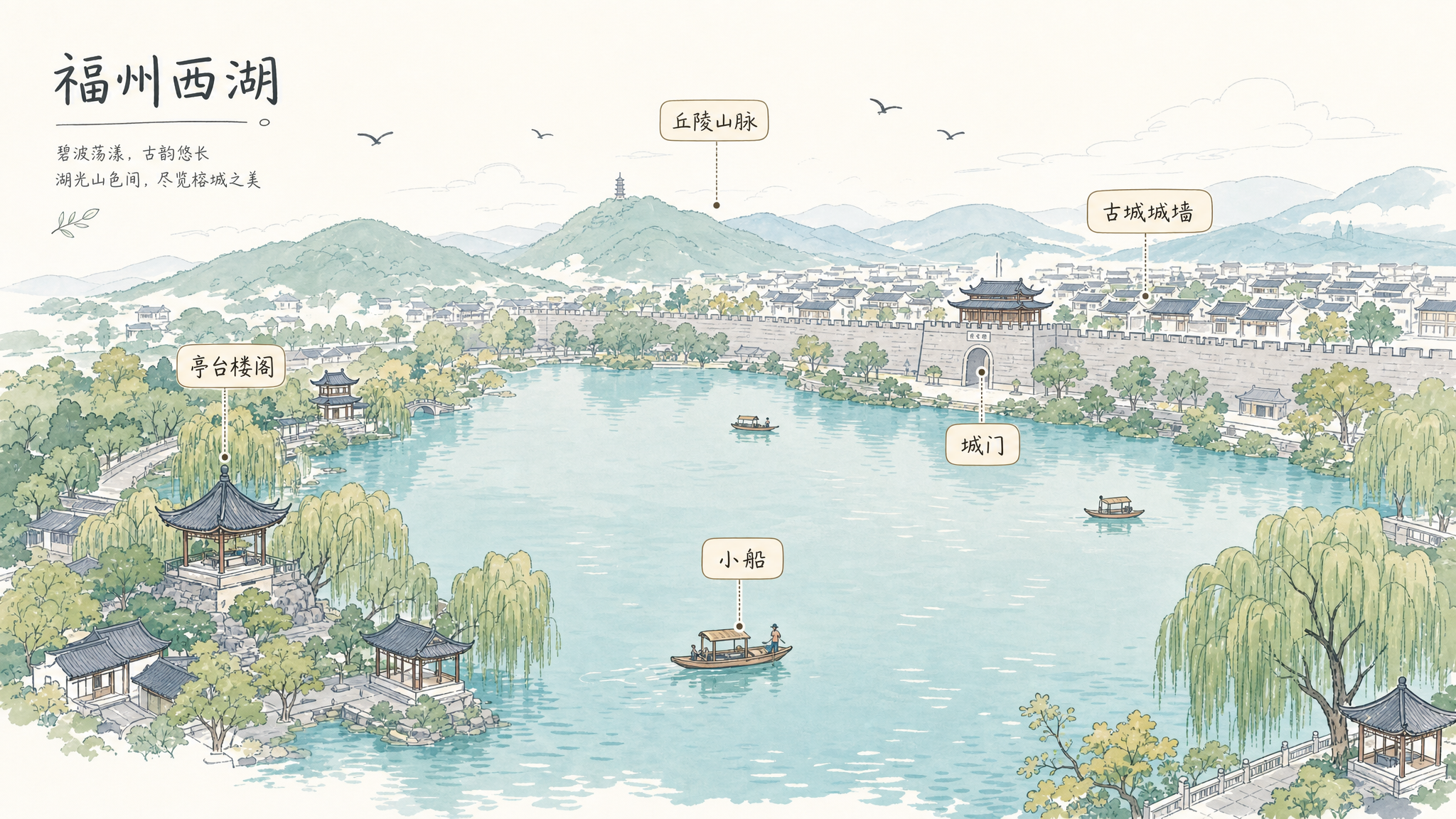 福州西湖
