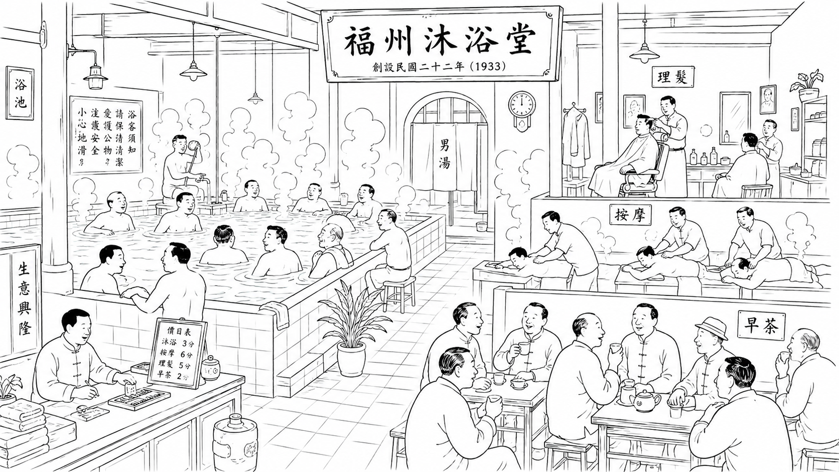 福州澡堂文化