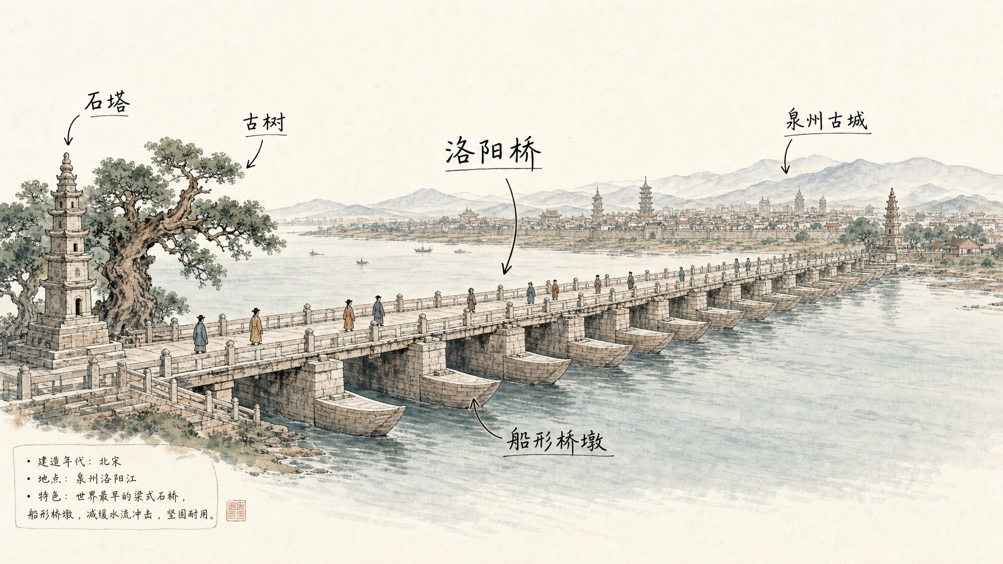 洛阳桥全景