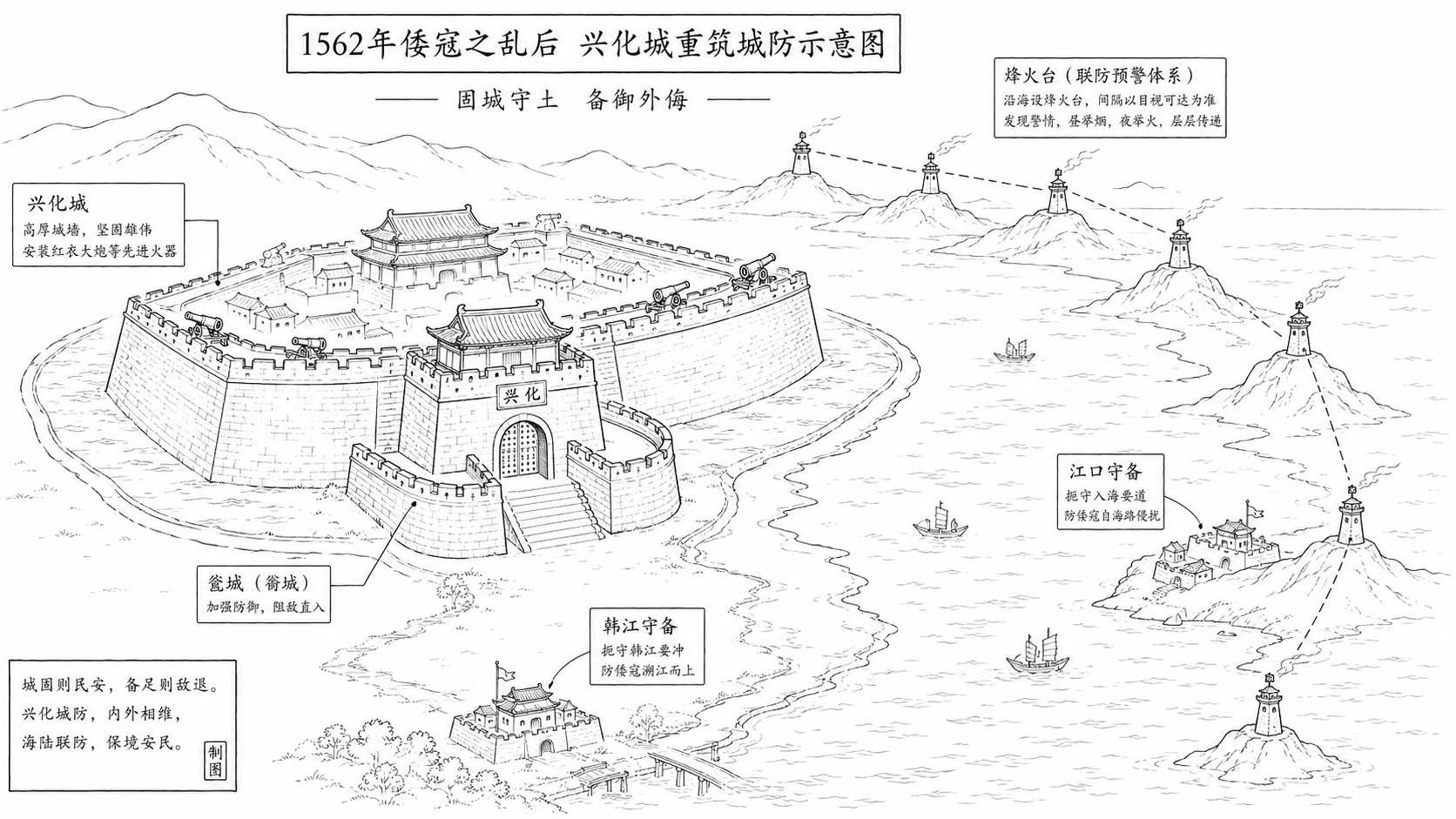 兴化府抗倭城防体系